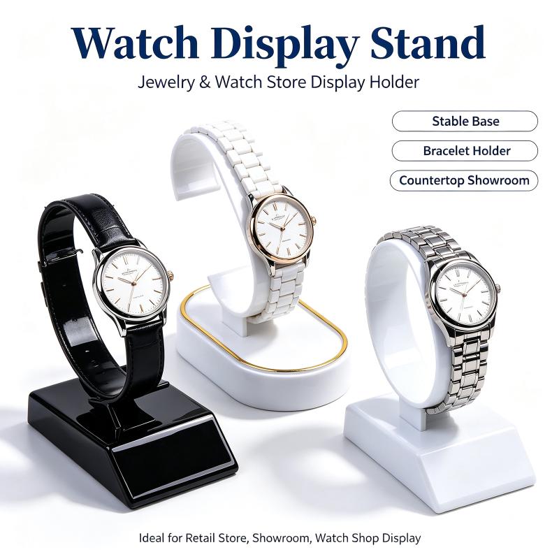 حامل عرض ساعات بتصميم C-Ring،  - مراجعة Jewelry And Watches Inc وسعره