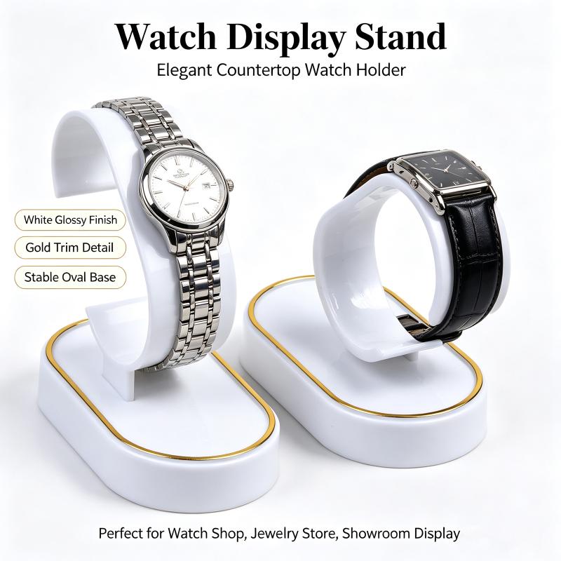 حامل عرض ساعات بتصميم C-Ring،  - مراجعة Jewelry And Watches Inc وسعره