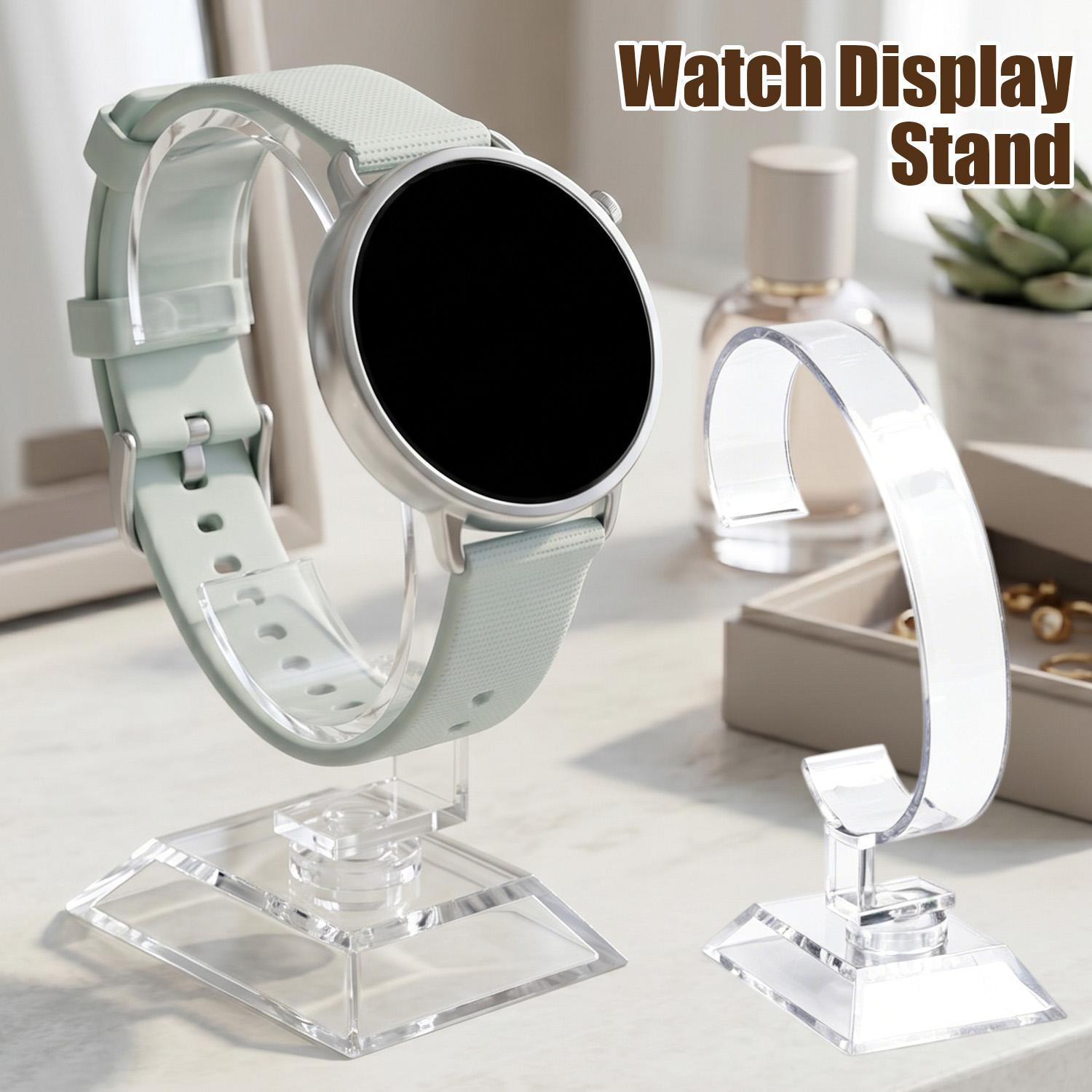 حامل عرض ساعات شفاف على شكل حر - مراجعة Jewelry And Watches Inc وسعره