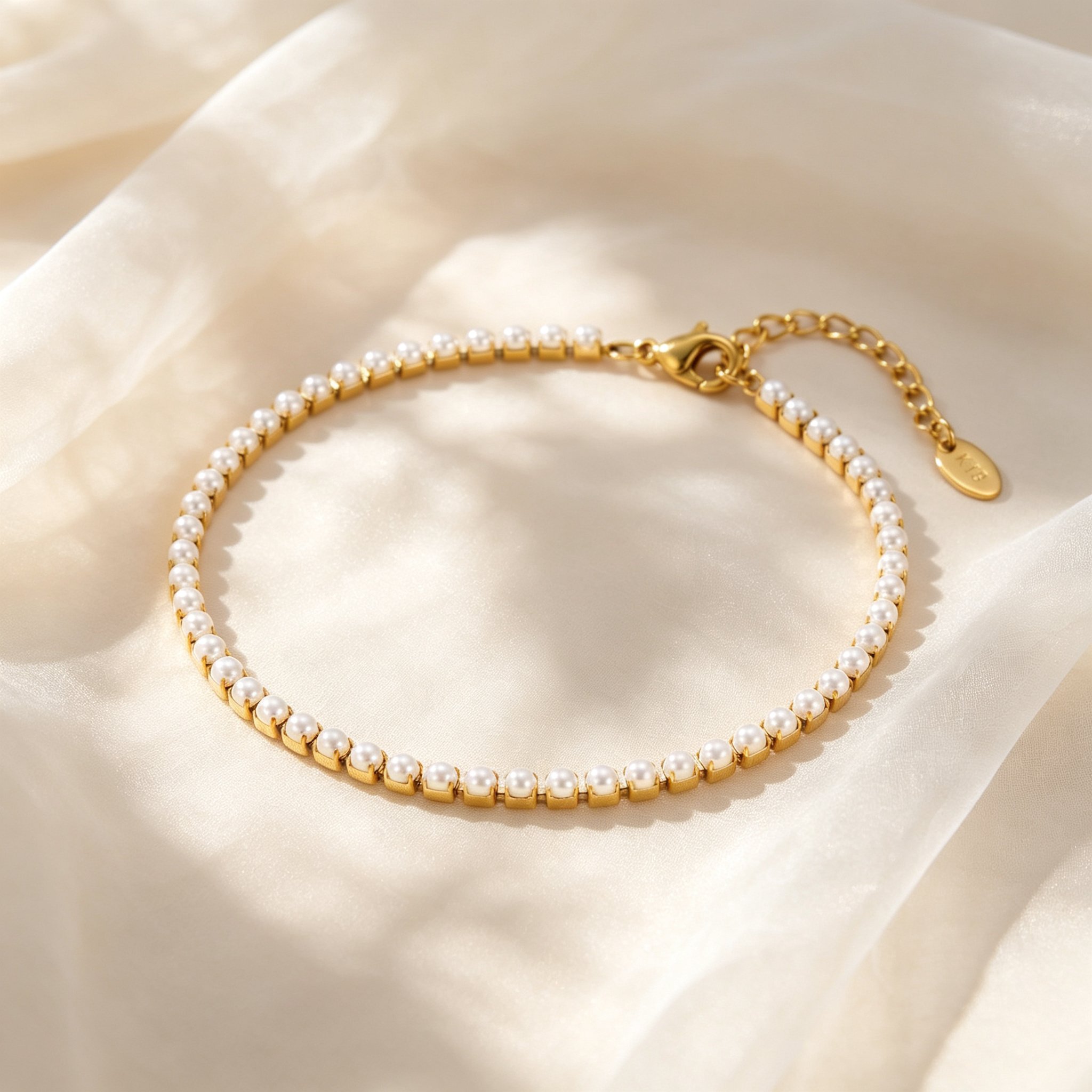 سوار كاحل أنيق مزخرف باللؤلؤ ا - مراجعة Jc Jewelry & Watches Photos وسعره