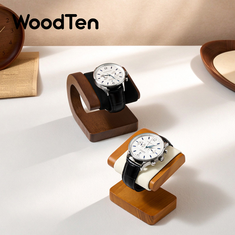 حامل عرض ساعات خشبي جديد من وو - مراجعة Jewelry And Watches Inc وسعره