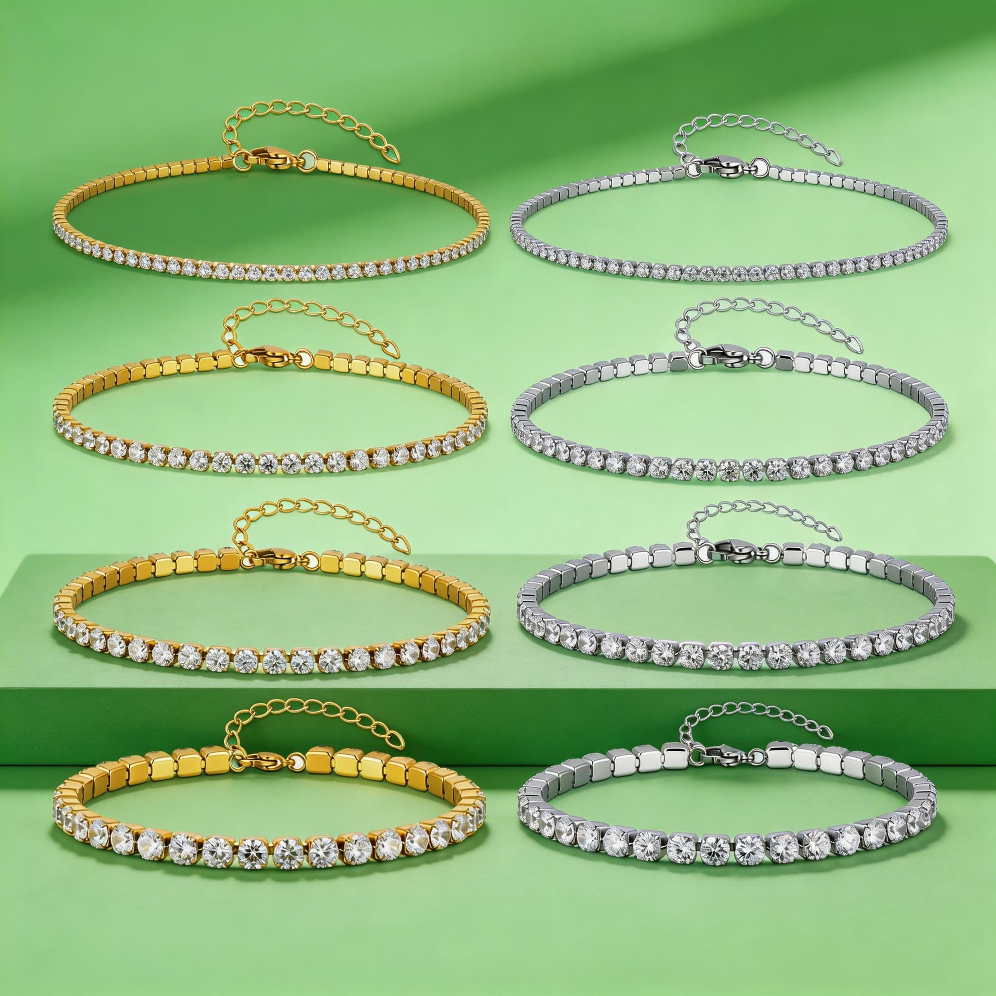 سلسلة كاحل فاخرة من الزركون 2/ - مراجعة Jc Jewelry & Watches Photos وسعره